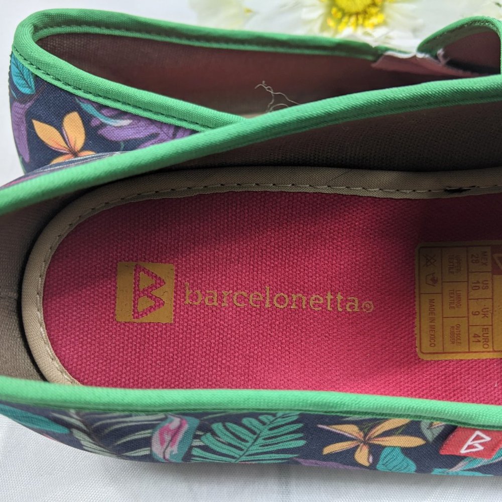 Barcelonetta Women's Floral Slip On Sneakers SZ 10 - Picture 5 of 8